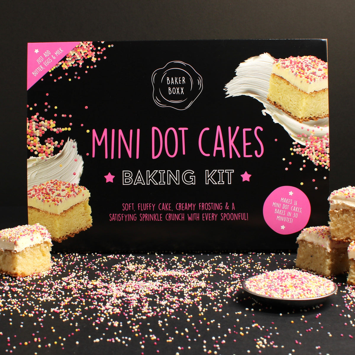 Mini Dot Cakes Baking Kit